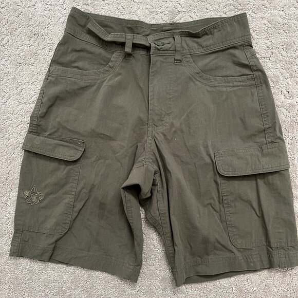 Scouts BSA Men's Uniform Shorts, Olive Size 28 - Picture 1 of 3